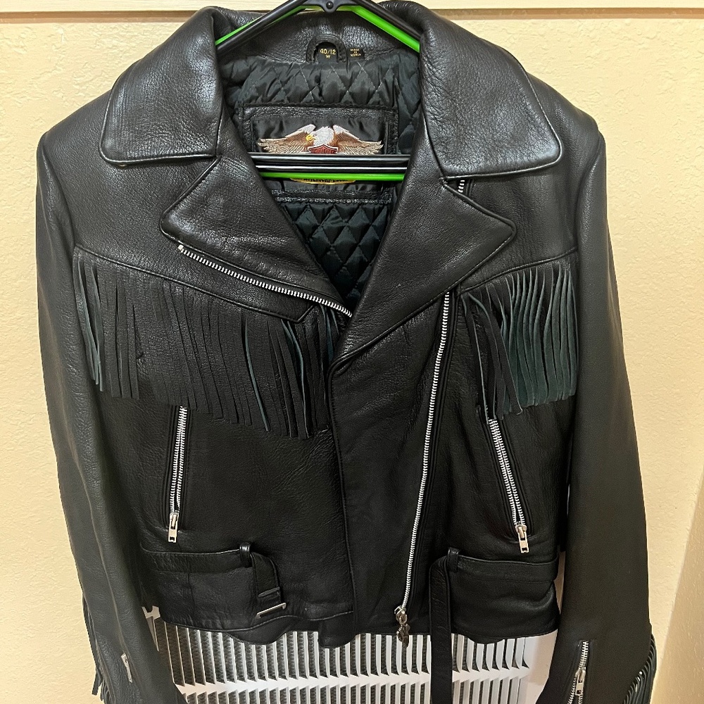 Vintage Ladies Leather Harley Davidson Jacket